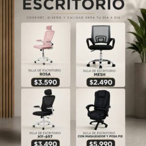 Sillas de escritorio - varios modelos