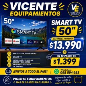 Smart TV 50 pulgadas
