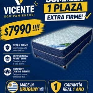 Sommier 1 plaza - extra firme