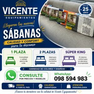 Sábanas - 1 plaza, 2 plazas, súper king