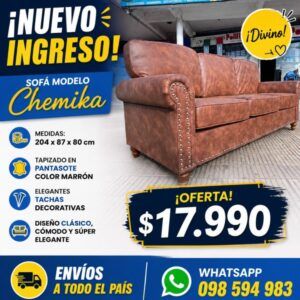 Sofá modelo Chemika