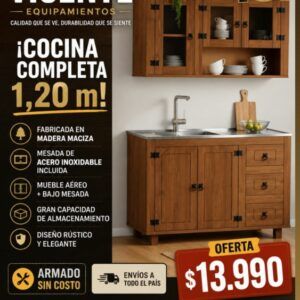 Mueble aéreo + bajo de mesada - Cocina