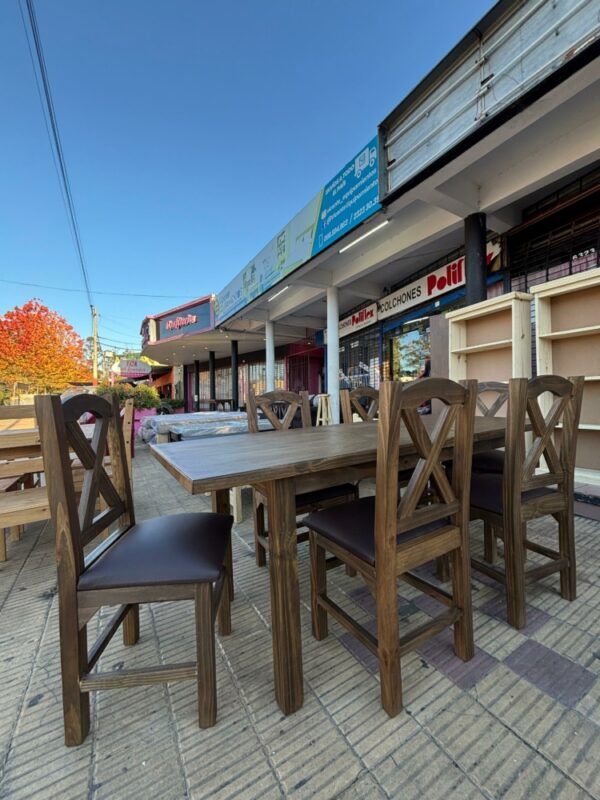 Comedor 6 sillas XA mesa extensible 160/200 mt