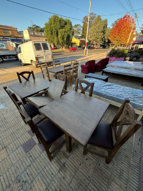 Comedor 6 sillas XA mesa extensible 160/200 mt - Imagen 3